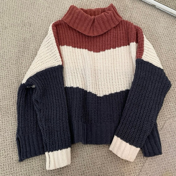 Turtleneck Chenille Sweater - Picture 1 of 4